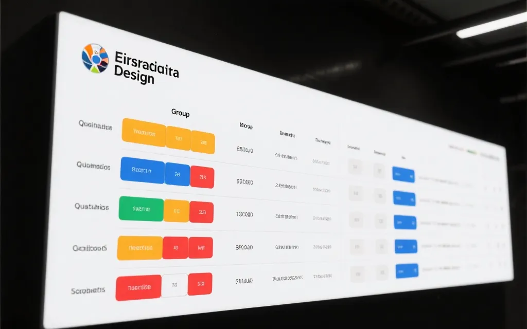 小组赛出线形势信息图与积分榜视觉模板